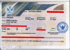 ویزای اندونزی